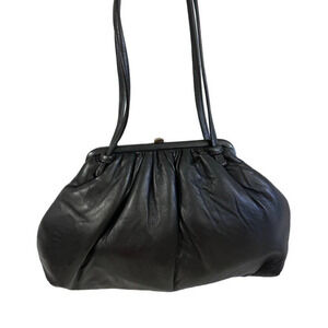Bill Amberg London Black Soft Leather Pocketbook NWT VTG